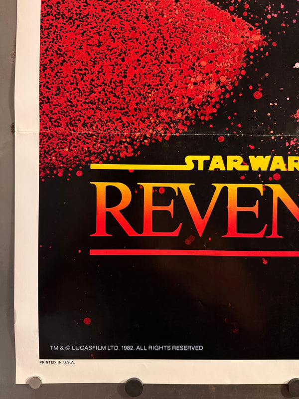 "STAR WARS – “REVENGE OF THE JEDI” (1982)", Original U.S. Advance One‑Sheet – Undated (“NO DATE”), ULTRA RARE, Size: 27 × 41 in. (≈ 69 × 104 cm)