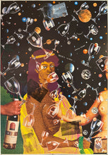 Load image into Gallery viewer, &quot;TADANORI YOKOO - SUNTORY - DELICA vin blanc&quot;, Japanese Contemporary Art Poster, Original Offset 1978, Ultra Rare, B1 Size (c.73 x 103cm)
