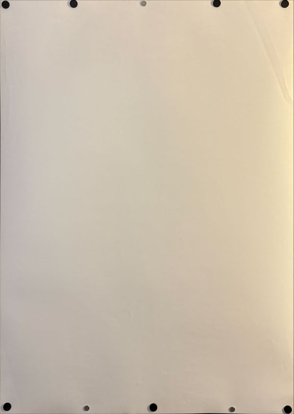 “KATSUMI ASABA – Communication & Print: What’s The Leaf For?”, Japanese Contemporary Design Poster, Original Offset 1991, B1 Size (c.73 × 103 cm) AA22