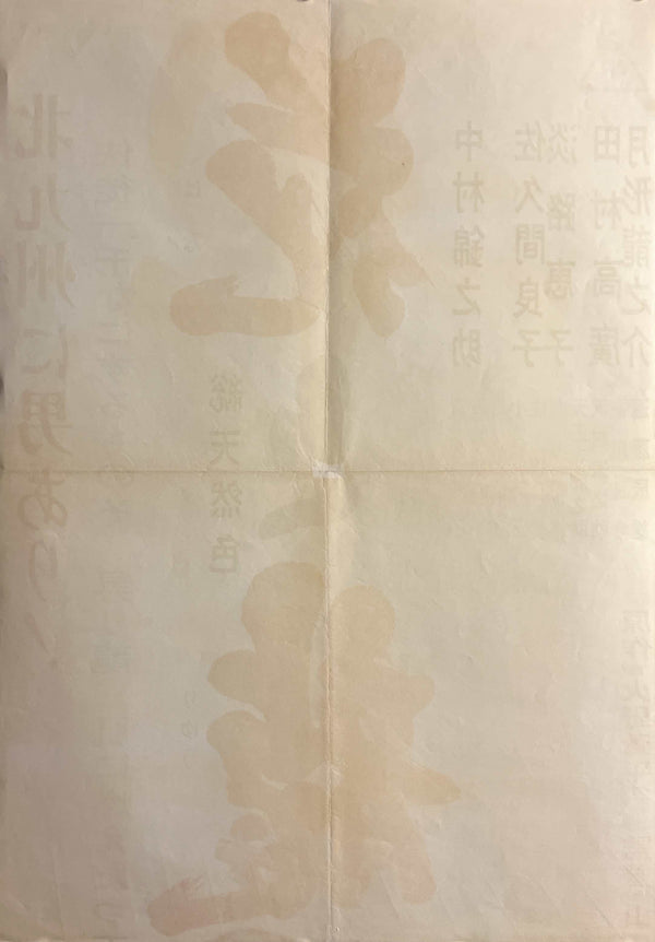 “Flower and Dragon” (花と龍), Original Japanese Movie Poster 1965, Kinnosuke Nakamura / Ryoko Sakuma, STB Tatekan Two-Sheet Format (c. 51 × 145 cm) — N265