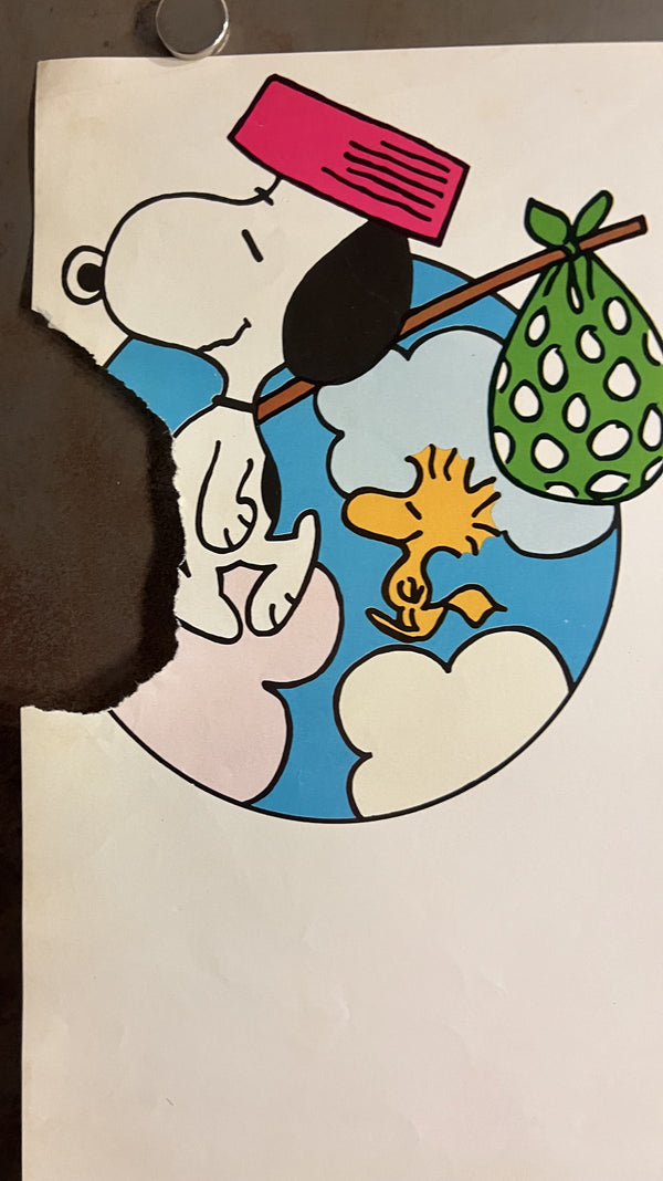 “Snoopy Come Home” (スヌーピーの大冒険), Original First Release Japanese Movie Poster 1973, B2 Size (51 × 73 cm) N274