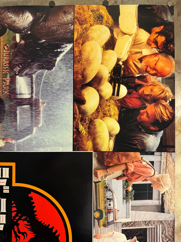 “JURASSIC PARK” (1993) – ORIGINAL JAPANESE B0 BILLBOARD POSTER – ICONIC JAPANESE LOGO & PHOTOGRAPHIC MONTAGE  Ultra Rare | First Japanese Release | Japan-Specific Montage Design | Massive Landscape Format | c. 103 × 145.6 cm (Excellent+ / Unused)