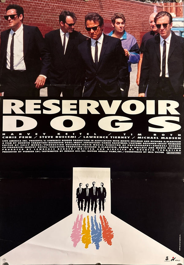 "Reservoir Dogs", Original Release Japanese Movie Poster 1993, B2 Size (51 x 73cm) O304