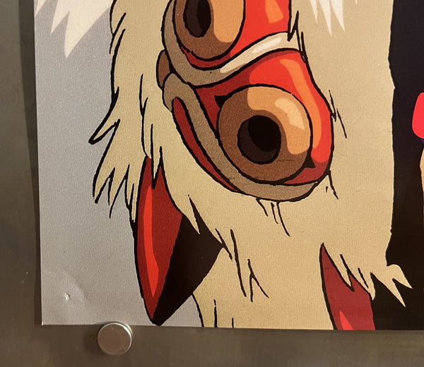 “Princess Mononoke” (もののけ姫), Original First Release Japanese Movie Poster 1997, B2 Size (51 × 73 cm) N54