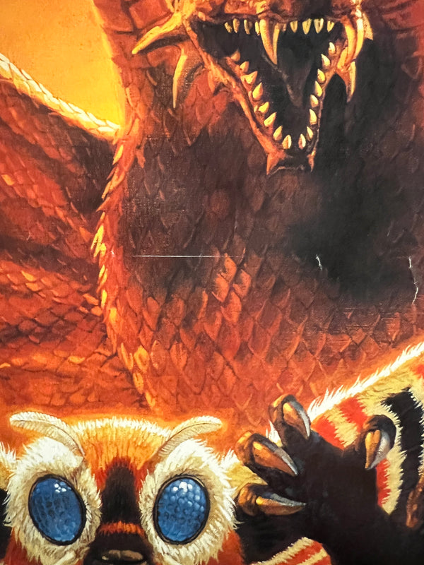 “Godzilla, Mothra and King Ghidorah: Giant Monsters All-Out Attack” (ゴジラ・モスラ・キングギドラ 大怪獣総攻撃), Original Release Japanese Movie Poster 2001, B2 Size (51 × 73 cm) S125