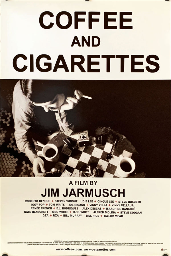 "Coffee and Cigarettes", Original Release Japanese Movie Poster 2003, B2 Size (51 x 73cm)
