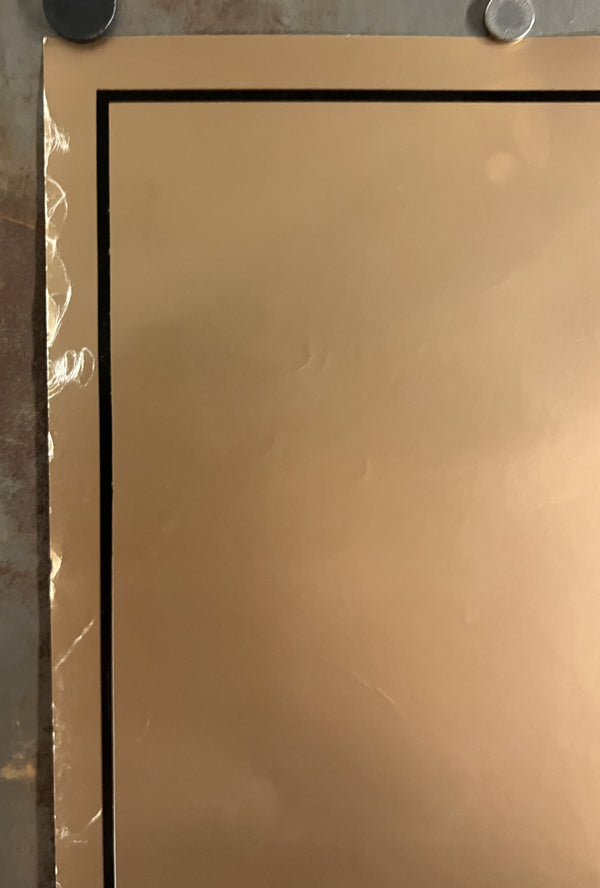 “OCTOPUSSY / 007／オクトパシー” (1983), ORIGINAL JAPANESE B1 ADVANCE FOIL POSTER, ROGER MOORE AS JAMES BOND 007, Ultra-Rare Japanese B1 Teaser Variant, Metallic Foil Finish, Original 1983 Theatrical Campaign, Single-Sided, c. 72.8 × 103 cm JA13