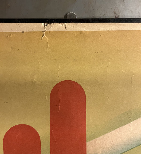 “HOPE Cigarettes” — Ultra-Rare Original Pre-War Japanese Advertising Poster, c. 1931–1940 — Hiroshima Regional Monopoly Bureau — 77 × 53 cm S170