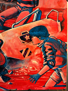 "AKIRA Vol. 1", Original Vintage Promotional Poster (Kodansha, Late 1980s), Ultra Rare, B1 Size (c.73 x 103cm)
