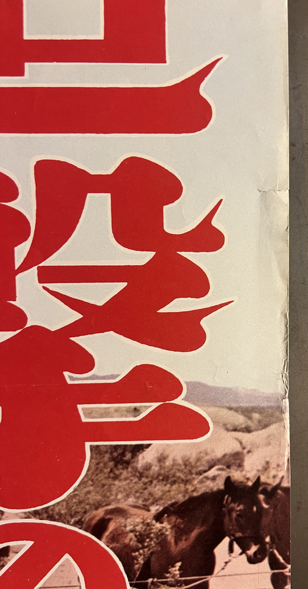 “Bad Lands” (追撃の9人), Original Japanese Movie Poster, Robert Barrat / Douglas Walton, B2 Format (c. 51 × 73 cm) — T123