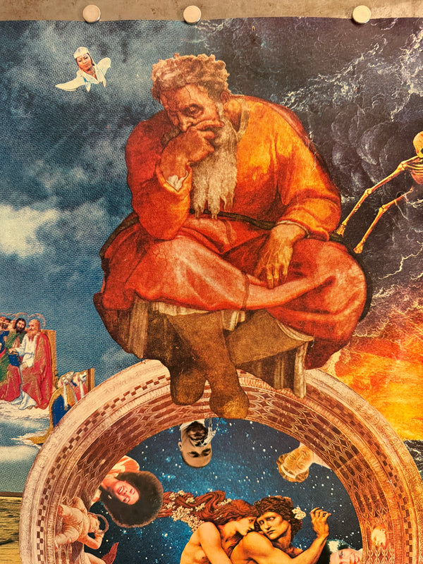 “TADANORI YOKOO – EARTH, WIND AND FIRE 1976”, Japanese Contemporary Art Poster, Original Offset 1976, Ultra‑Rare, B1 Size (c. 73 × 101 cm)