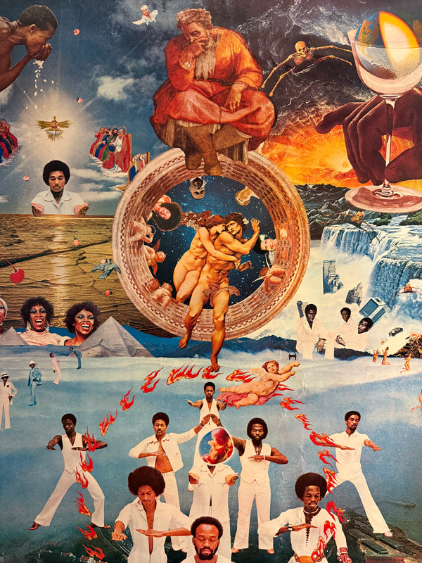 “TADANORI YOKOO – EARTH, WIND AND FIRE 1976”, Japanese Contemporary Art Poster, Original Offset 1976, Ultra‑Rare, B1 Size (c. 73 × 101 cm)