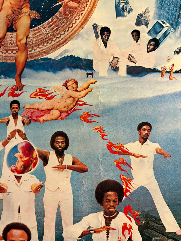 “TADANORI YOKOO – EARTH, WIND AND FIRE 1976”, Japanese Contemporary Art Poster, Original Offset 1976, Ultra‑Rare, B1 Size (c. 73 × 101 cm)