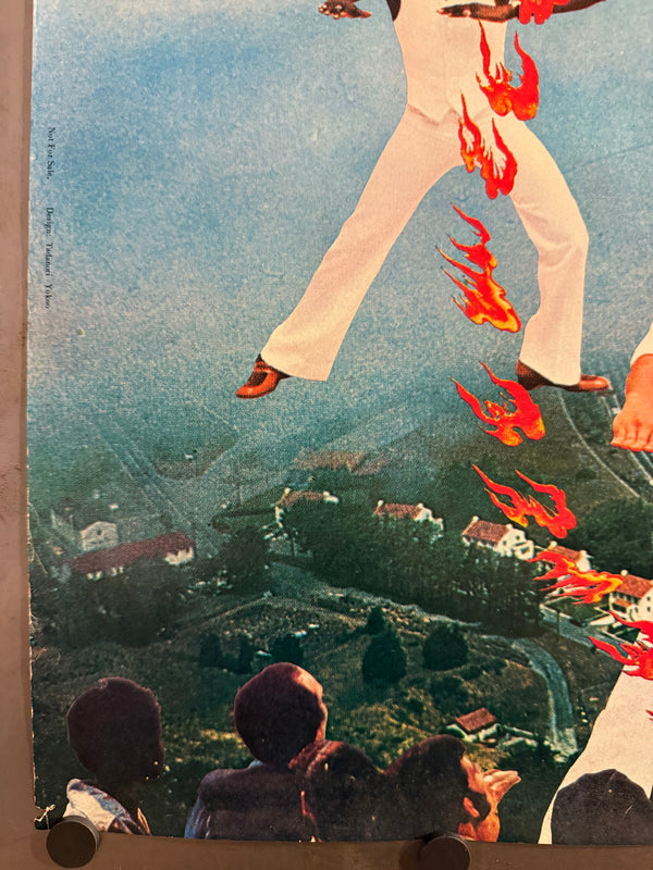 “TADANORI YOKOO – EARTH, WIND AND FIRE 1976”, Japanese Contemporary Art Poster, Original Offset 1976, Ultra‑Rare, B1 Size (c. 73 × 101 cm)