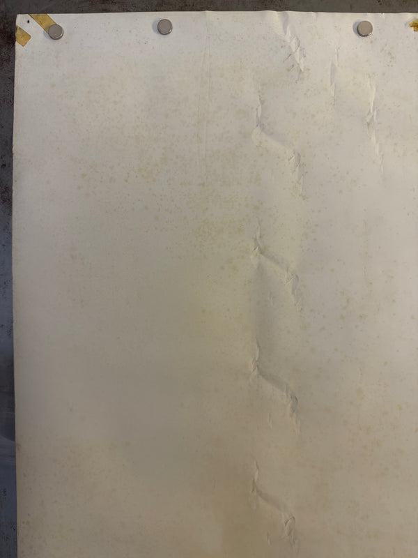 “TADANORI YOKOO – EARTH, WIND AND FIRE 1976”, Japanese Contemporary Art Poster, Original Offset 1976, Ultra‑Rare, B1 Size (c. 73 × 101 cm)