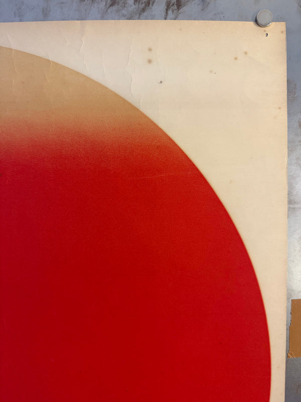 "Olympic Games 1964 Tokyo - The Rising Sun and the Olympic Emblem" Original Release Japanese Promotional Poster 1964, Size (55 x 102cm)