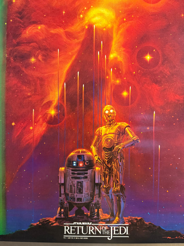 "Return of the Jedi", AKA Starfall, Special Poster Produced Under License to Yamakatsu, Noriyoshi Ohrai, 1983 (71 x 51 cm) O841