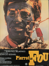 Load image into Gallery viewer, &quot;Pierrot Le Fou&quot;, Original Re-Release Japanese Movie Poster 1990`s, B2 Size (51 cm x73 cm) C139
