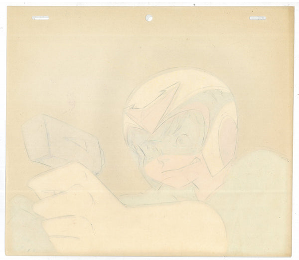 “Chōdenji Machine Voltes V” (超電磁マシーン ボルテスV), Original Hand-Painted Production Cel-ga (“セル画”) of Hiyoshi Gō / “Little Jon” Armstrong (剛日吉), Key Lead Sequence A-1, Toei / Nippon Sunrise, circa 1977–78