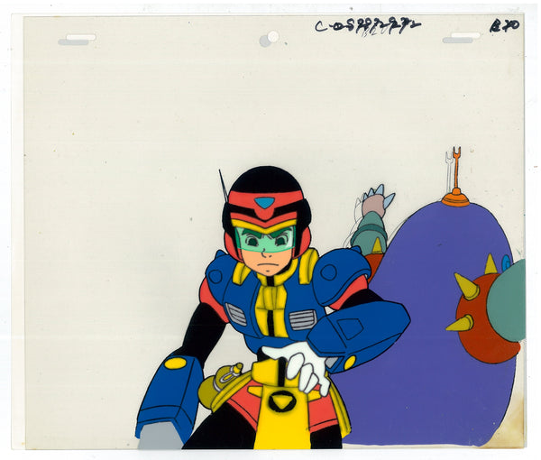 “Time Bokan Series: Itadakiman” (タイムボカンシリーズ イタダキマン), Seven Original Hand-Painted Production Cel-ga (“セル画”) Group, including Itadakiman / Kusaku Magota, Yan-Yan and Dasaineen, Tatsunoko Production / Fuji Television, 1983