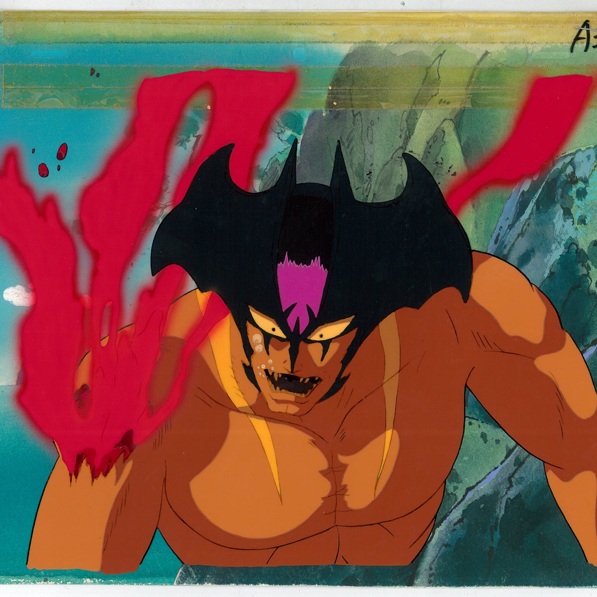 “Devilman: The Demon Bird” (デビルマン 妖鳥シレーヌ編), Original Hand-Painted Anim ...