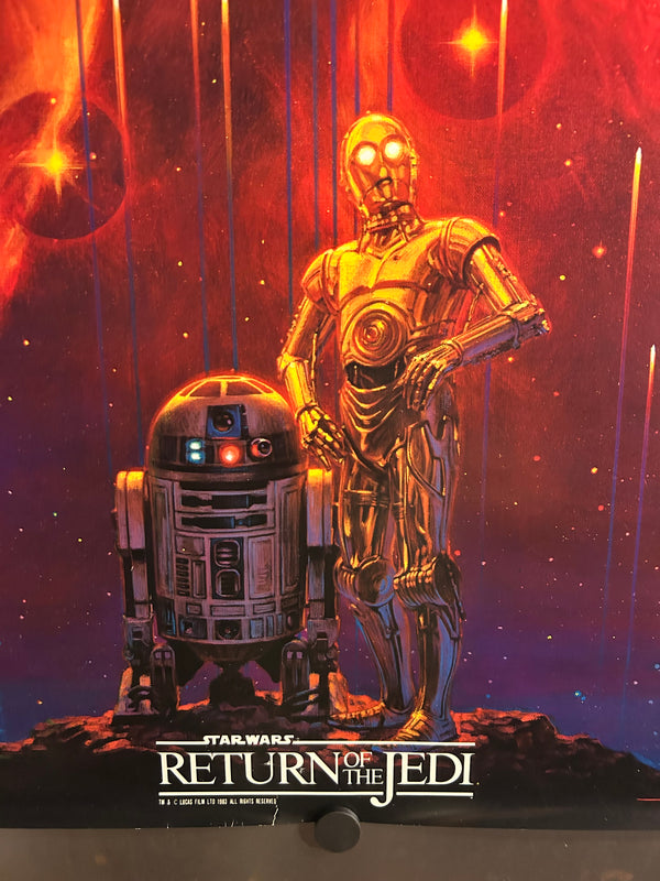 "Return of the Jedi", AKA Starfall, Special Poster Produced Under License to Yamakatsu, Noriyoshi Ohrai, 1983 (71 x 51 cm) O48