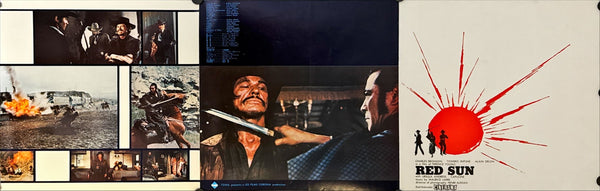 "Red Sun", Original release Japanese Movie Poster 1972, Size (34 x 102 cm) L184