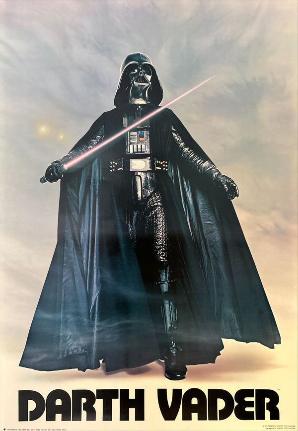 “Star Wars (Darth Vader)”, Original Japanese Promotional Poster 1977, B2 Size (51 × 73 cm) O54