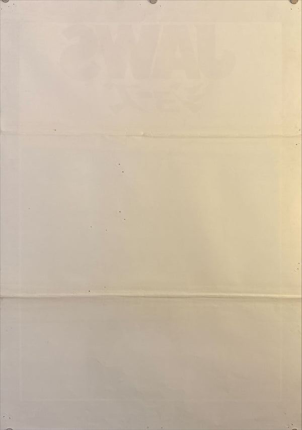 "Jaws" (ジョーズ), Original Japanese First-Release Movie Poster 1975, B2 Size (51 × 73 cm) K250A