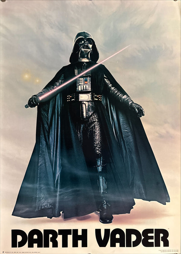 “Star Wars (Darth Vader)”, Original Japanese Promotional Poster 1977, B2 Size (51 × 73 cm) O462
