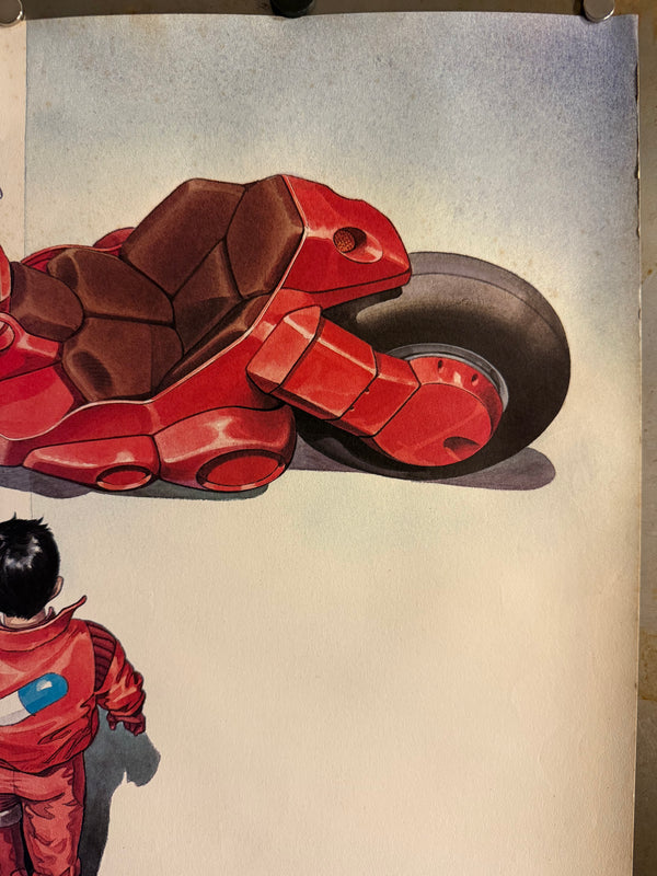 “Akira” (アキラ), Ultra‑Rare Original Japanese First‑Release Theatrical B2 Movie Poster 1988, Key Art / Style A by Katsuhiro Otomo, B2 Size (c. 51 × 73 cm) Q235