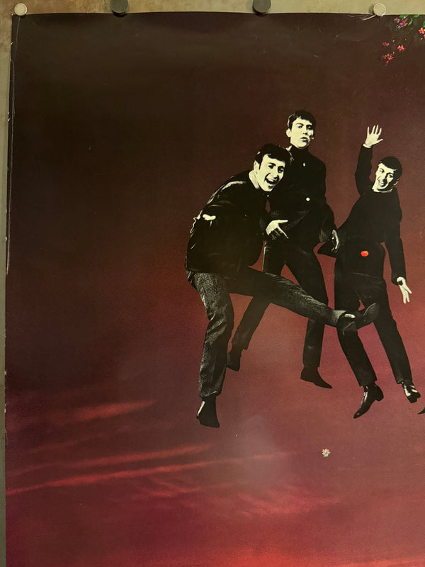 “TADANORI YOKOO – THE BEATLES / STAR-CLUB 1977”, Japanese Contemporary Art Poster, Original Offset 1977, Ultra Rare, B1 Size (c. 72.8 × 102.7 cm) KA6