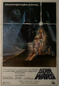 "Star Wars: A New Hope", Original Re-Release Japanese Movie Soundtrack Poster 1982, B2 Size (51 x 73cm) E121