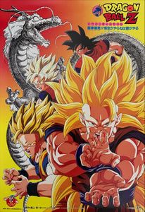 "Dragon Ball Z: Wrath of the Dragon", Original Release Japanese Movie Poster 1995, B2 Size (51 x 73cm) E175