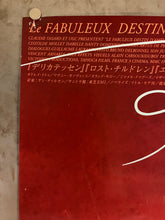 Load image into Gallery viewer, &quot;Amelie&quot;, Original Release Japanese Movie Poster 2001, B2 Size (Red Version) (51 cm x 73 cm) K184
