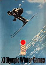 Load image into Gallery viewer, &quot;Sapporo 1972: Winter Olympic Games&quot;, Original Release Japanese Advertising Poster 1971, B2 Size (51 x 73cm) K189
