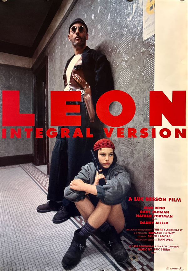 “Léon – Integral Version” (レオン 完全版), Original Release Japanese Movie Poster 1996, B2 Size (51 × 73 cm) I133 B