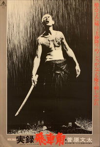 "True Account Of Hikashaku: A Wolf`s Honor", Original Release Movie Poster 1974, B2 Size (51 x 73cm) G118