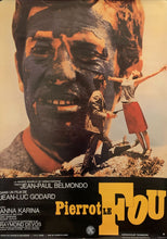 Load image into Gallery viewer, &quot;Pierrot Le Fou&quot;, Original Re-Release Japanese Movie Poster 1990`s, B2 Size (51 cm x73 cm) G159
