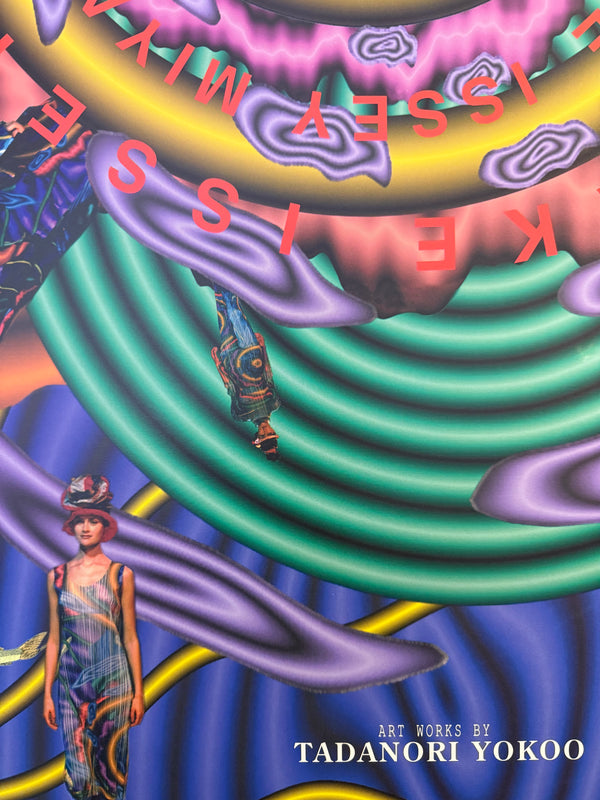 "TADANORI YOKOO – Issey Miyake", Japanese Contemporary Art / Fashion Poster, Original Offset 1995, Ultra Rare, B1 Size (c.73 × 103 cm)