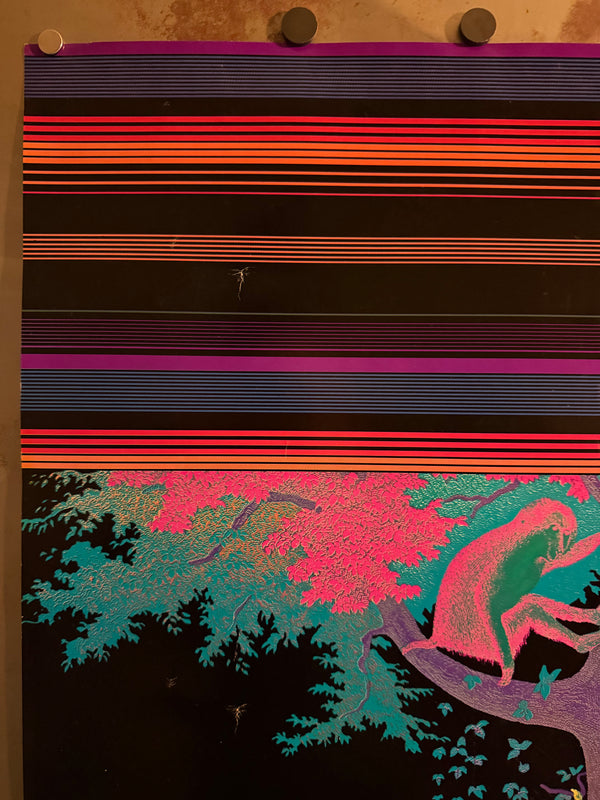 “TADANORI YOKOO – Issey Miyake”, Japanese Contemporary Art / Fashion Poster, Original Offset 1976, Ultra Rare, B1 Size (c.73 × 103 cm)