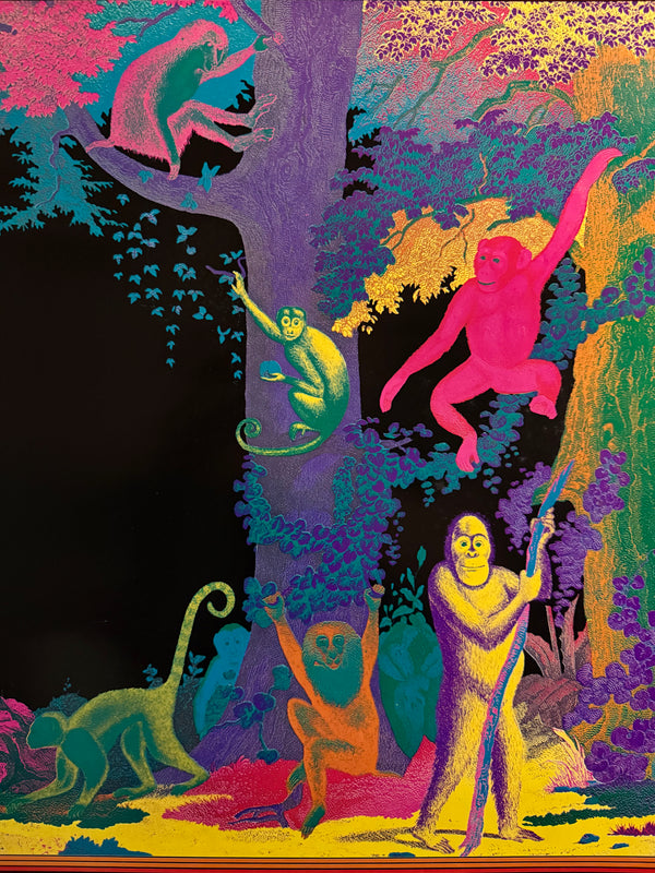 “TADANORI YOKOO – Issey Miyake”, Japanese Contemporary Art / Fashion Poster, Original Offset 1976, Ultra Rare, B1 Size (c.73 × 103 cm)