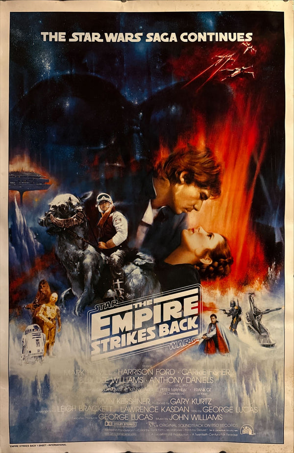 “The Empire Strikes Back”, Withdrawn ORIGINAL Concept One Sheet (27 x 41 inches) Style A, 1980 – ULTRA RARE