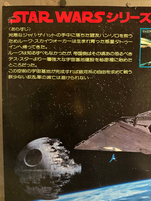 “Star Wars: Return of the Jedi” (スター・ウォーズ／ジェダイの復讐), Original Japanese B1 “Montage” Movie Poster 1983, B1 Size (c. 72 × 103 cm)