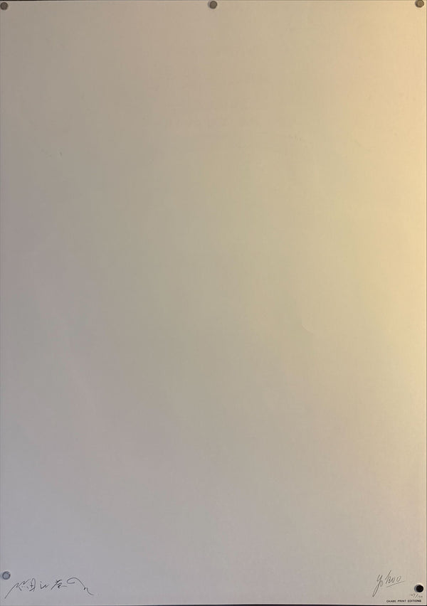 "TADANORI YOKOO - Barakei: Ordeal by Roses", Japanese Contemporary Art Poster, Original Silk Screen 2007, Ultra Rare, Size (c.73 x 103cm)