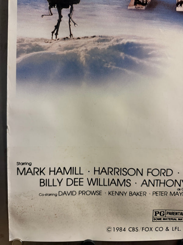 “Star Wars: The Empire Strikes Back” (スター・ウォーズ／帝国の逆襲), Original Japanese B1 Promotion Poster 1984, B1 Size (c. 72 × 103 cm)