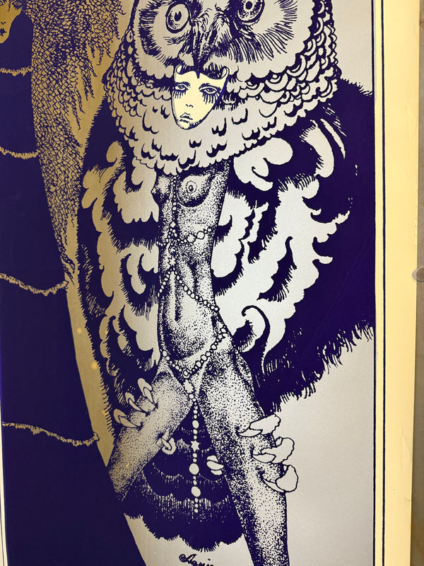 Uno Aquirax (宇野亜喜良) Silk‑Screen Poster – Slaves of Passion (愛奴), Mika Ito Bizarre Ballet Group 2nd Performance, 1968, B1 Size (c.72 × 103 cm)