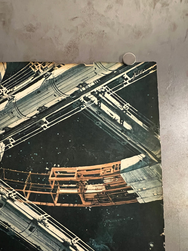 "2001 A Space Odyssey" Original Release Japanese Movie Poster 1968, B2 Size (51 x 73cm) N119