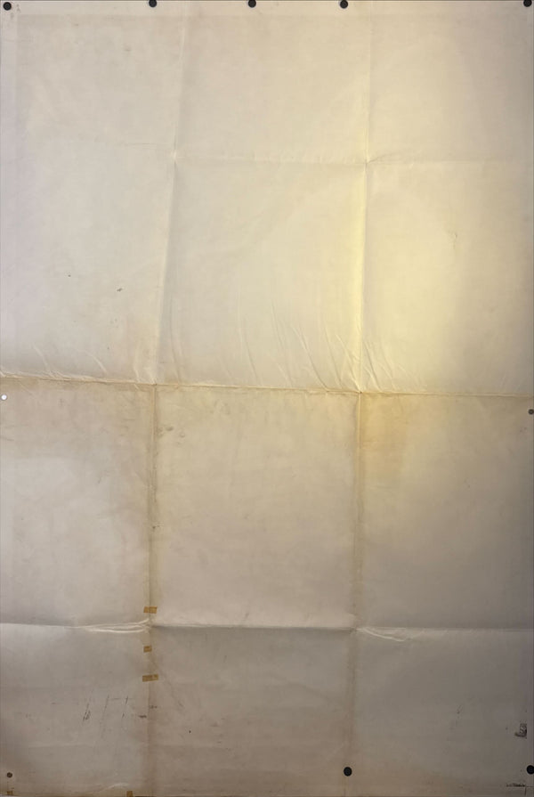 “Shark! (シャーク！ / Sharks and Men)” – Original Japanese Giant Billboard Poster, 1976 Extremely Rare Oversize 187 × 127 cm Cinema‑Front Format – Susumu Masukawa Great White Masterpiece