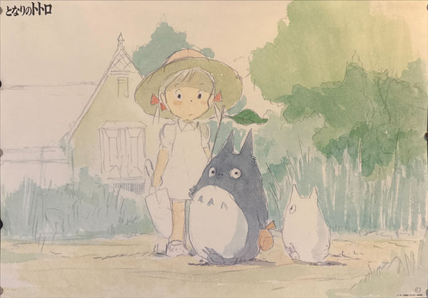“My Neighbor Totoro” (となりのトトロ), Original Japanese Promotional Poster 1988, B2 Size (51 × 73 cm) O23